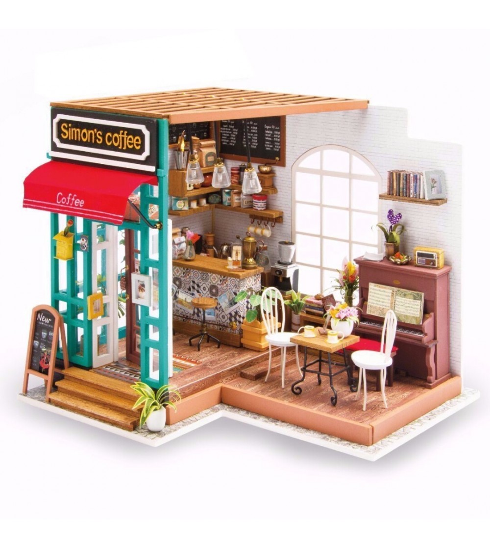 Casas en miniatura DIY. SIMON'S COFFEE
